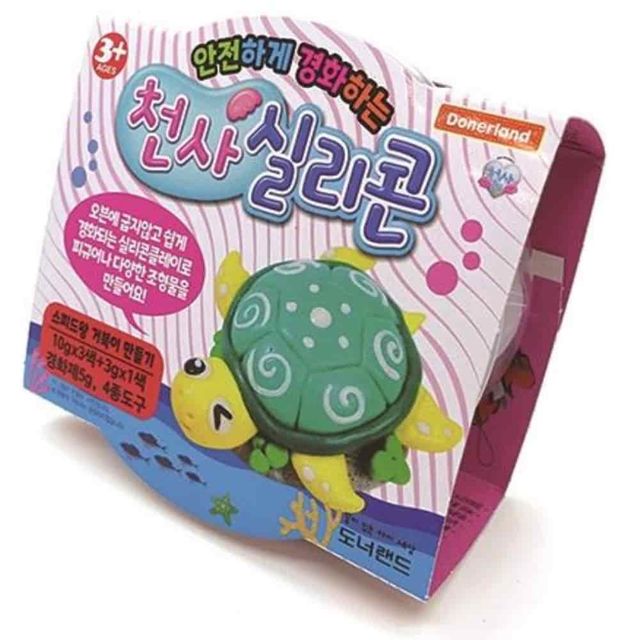 실리콘만들기 거북이 클레이도구 클레이만들기 DIY키트 실리콘클레이