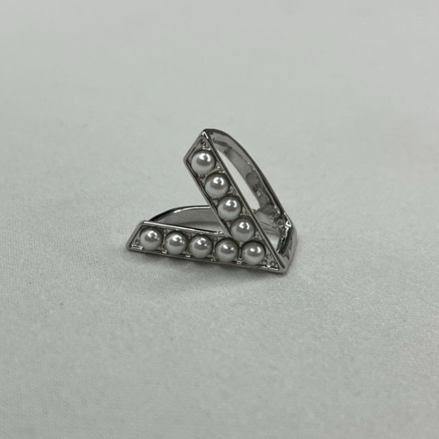 스카프링 고리 V형 실버