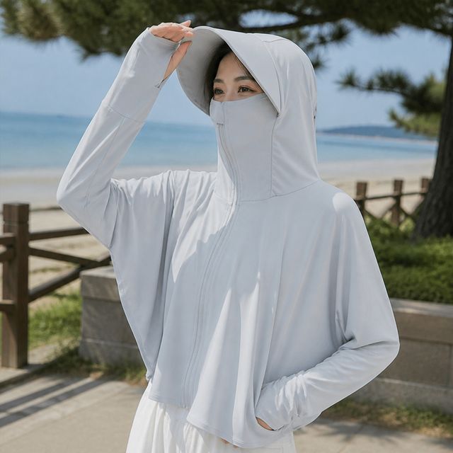 자외선차단 후드집업 여성바람막이 점퍼 자외선차단후드 아우터 등산복