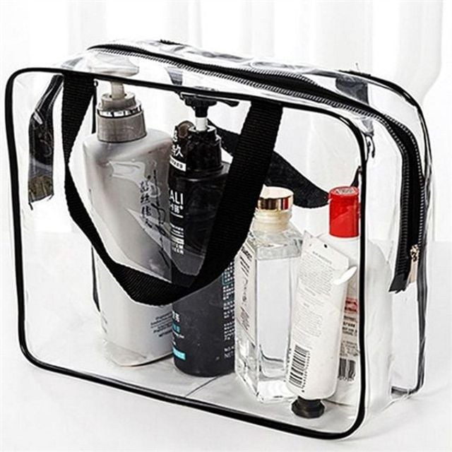 방수 수영 가방 여름 물놀이 가방 비치용 투명 비치 파우치 여행용 다용도 화장품 목욕 핸들 수납 여행