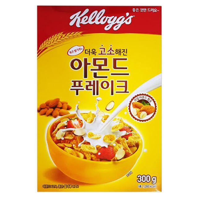 농심 켈로그 아몬드푸레이크 300g X 12개 (1박스)