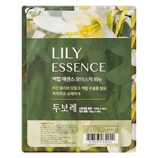 두보레 백합 에센스 모이스처 비누(100gX4p)