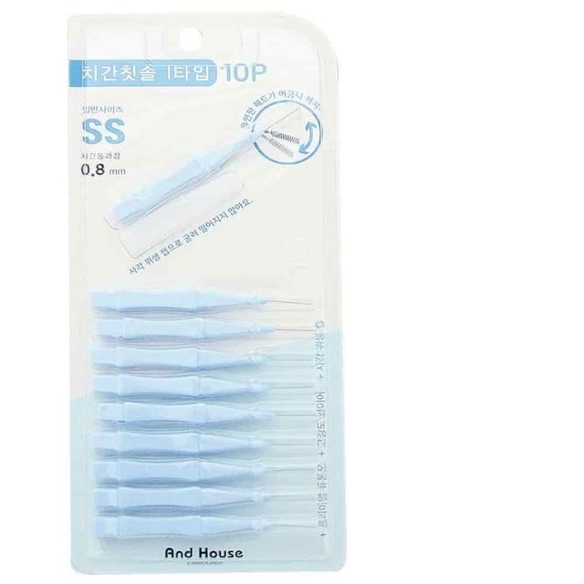 치간칫솔 10p SS I형 I형치간칫솔 휴대용치간칫솔 일반형치간칫솔 치아치간칫솔