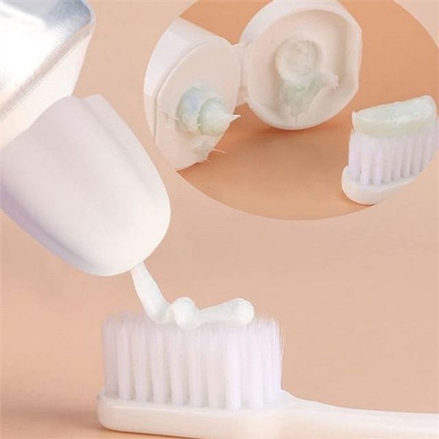 치약 디스펜서 실리콘 치약 마개 원터치 스퀴저 간편 짜개 세안제 화장품 욕실 튜브 생활 용품 주방