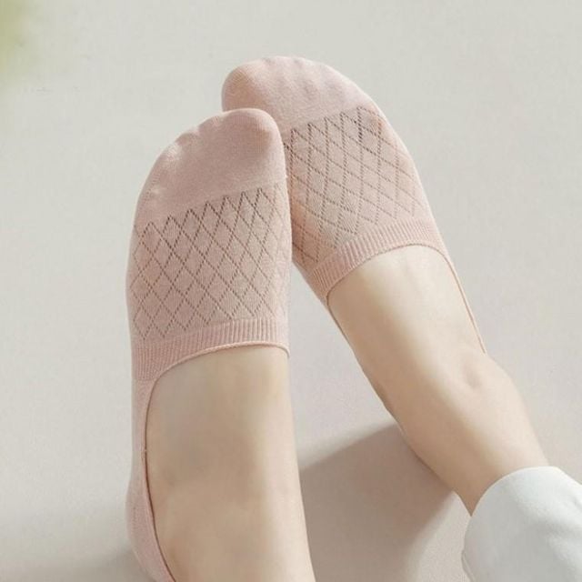 JU 다이아 메쉬 페이크 삭스 여성 여름 양말 덧신