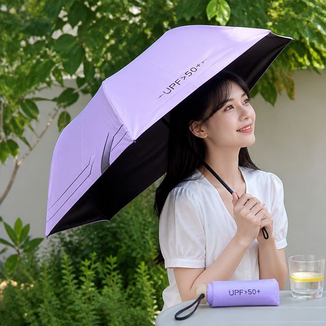 초경량 캡슐 양우산 미니 우양산 UPF 암막 자외선차단 겸용 양산 접이식 휴대용 여행용
