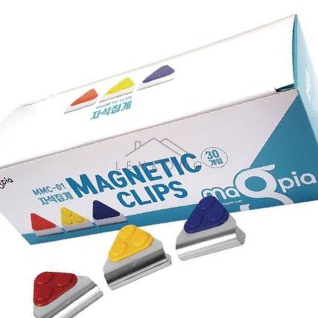 사무용자석집게 서류자석집게 자석집게 MMC 01 45MM 1통30EA MMC 01 1통