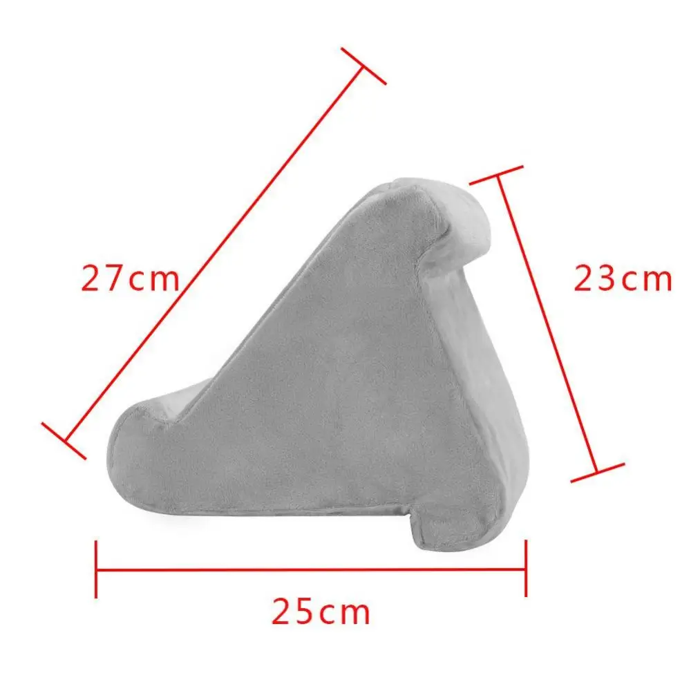 Tri-angle Tablet Reading Pillow Stand Cushion Rest Support for iPad Magazine Tri-angle Tablet Reading Pillow Stand Cushion Rest Support for iPad Magazine