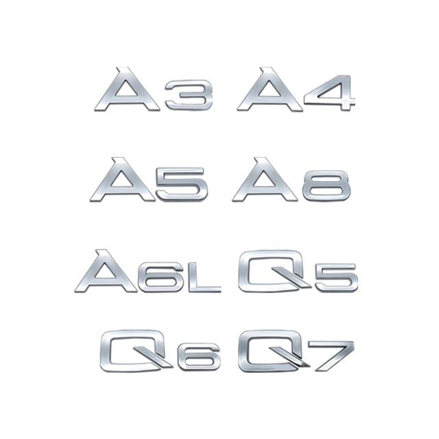 S11 아우디 전용 네임드 엠블럼 스티커 A3 A4 A8 Q5