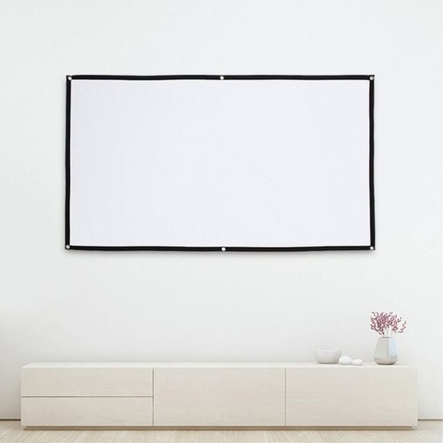이동형 빔프로젝터 스크린 203x115cm