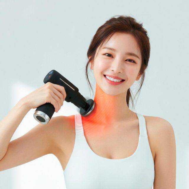 ZYON 무선 휴대용 냉온열 마사지건 ZM-CHG300 - 이미지 9