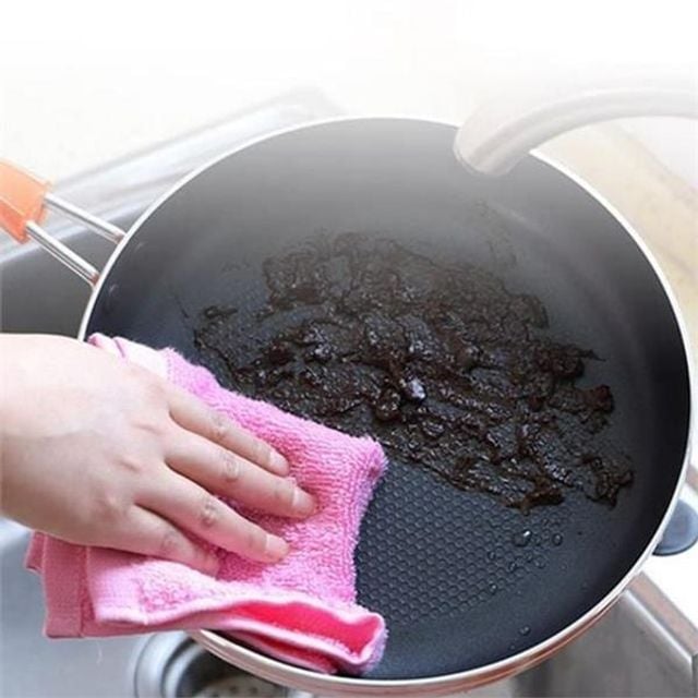 흡수력 주방용 행주 극세사 다용도 행주 물기제거 세척용 재사용 기름때