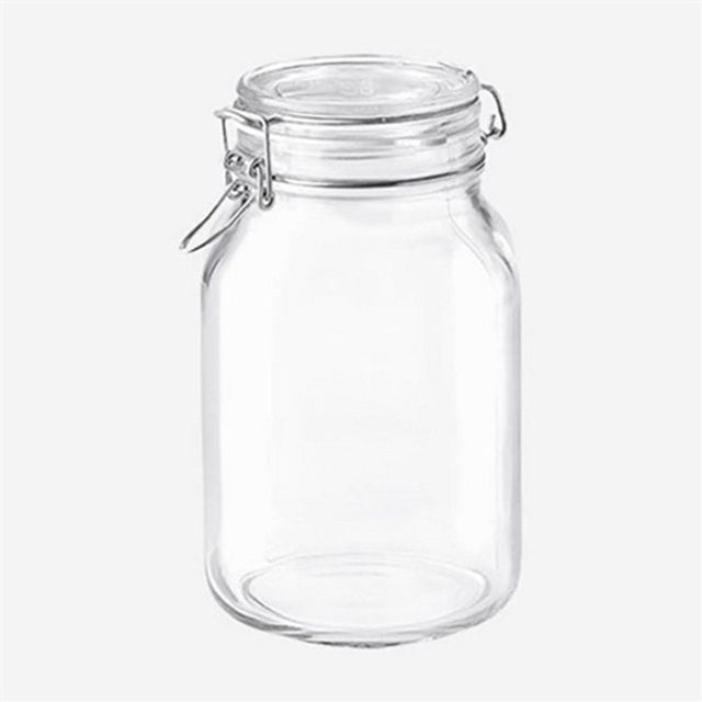 유리 밀폐 용기 유리 보관 용기 대용량 스윙 유리병 장아찌 피클 저장 집들이선물 클립형 식료품 견과류