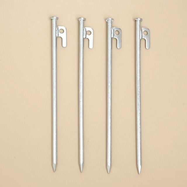 강철 대형 타프 텐트용 단조팩 30cm 4개세트